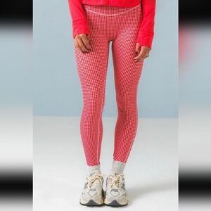 ACTA ♥️ Evo Pink / Red Combo Houndstooth 25” Legging Medium
